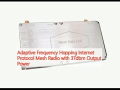 Adaptive Frequency Hopping Internet Protocol Mesh Radio met 37 dBm uitgangsvermogen