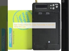 Real -time COFDM HD Video zender H.264 UHF Band Mini -maat