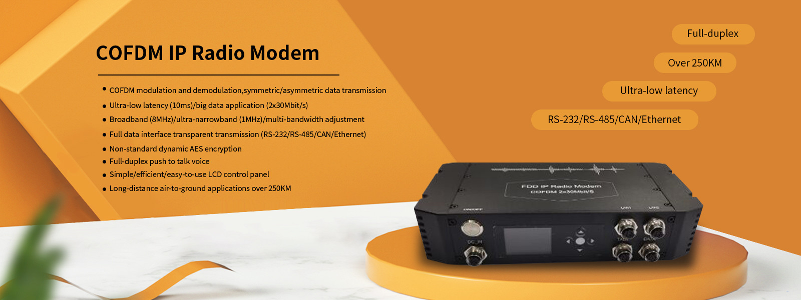 kwaliteit De Videozender van COFDM Fabriek